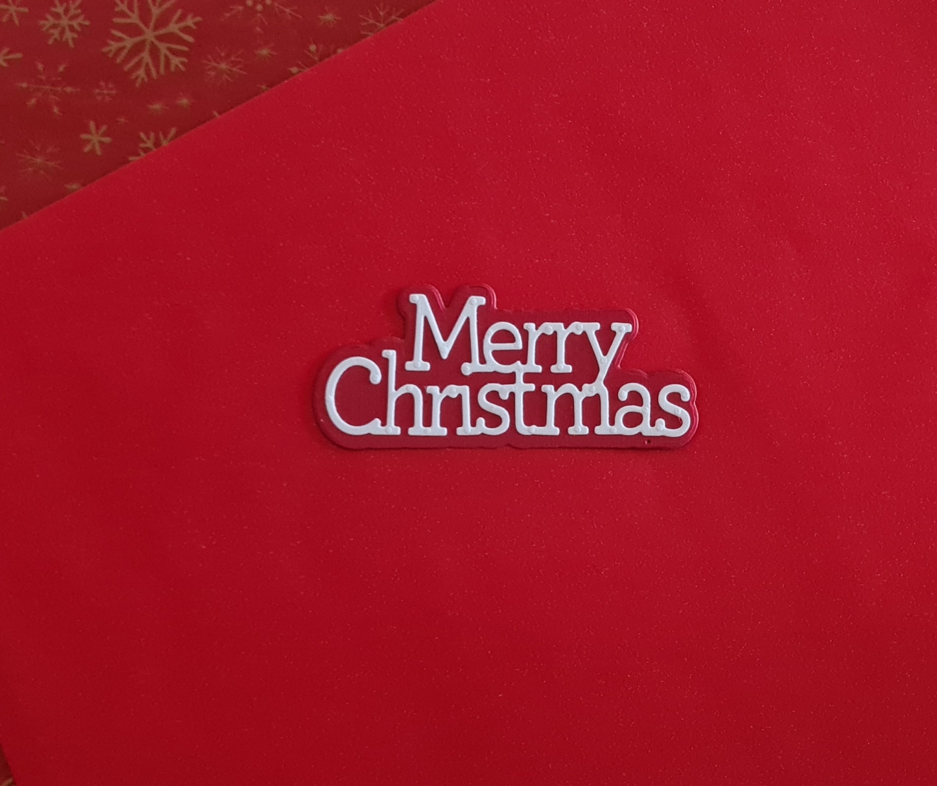 Découpe merry christmas