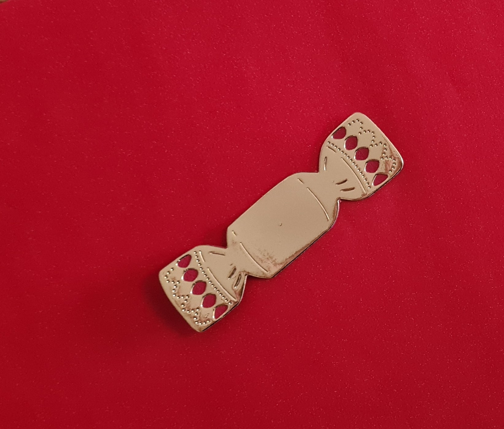 Découpe papillote de noël