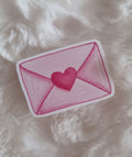 Stickers enveloppe à coeur