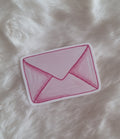 Stickers enveloppe rose