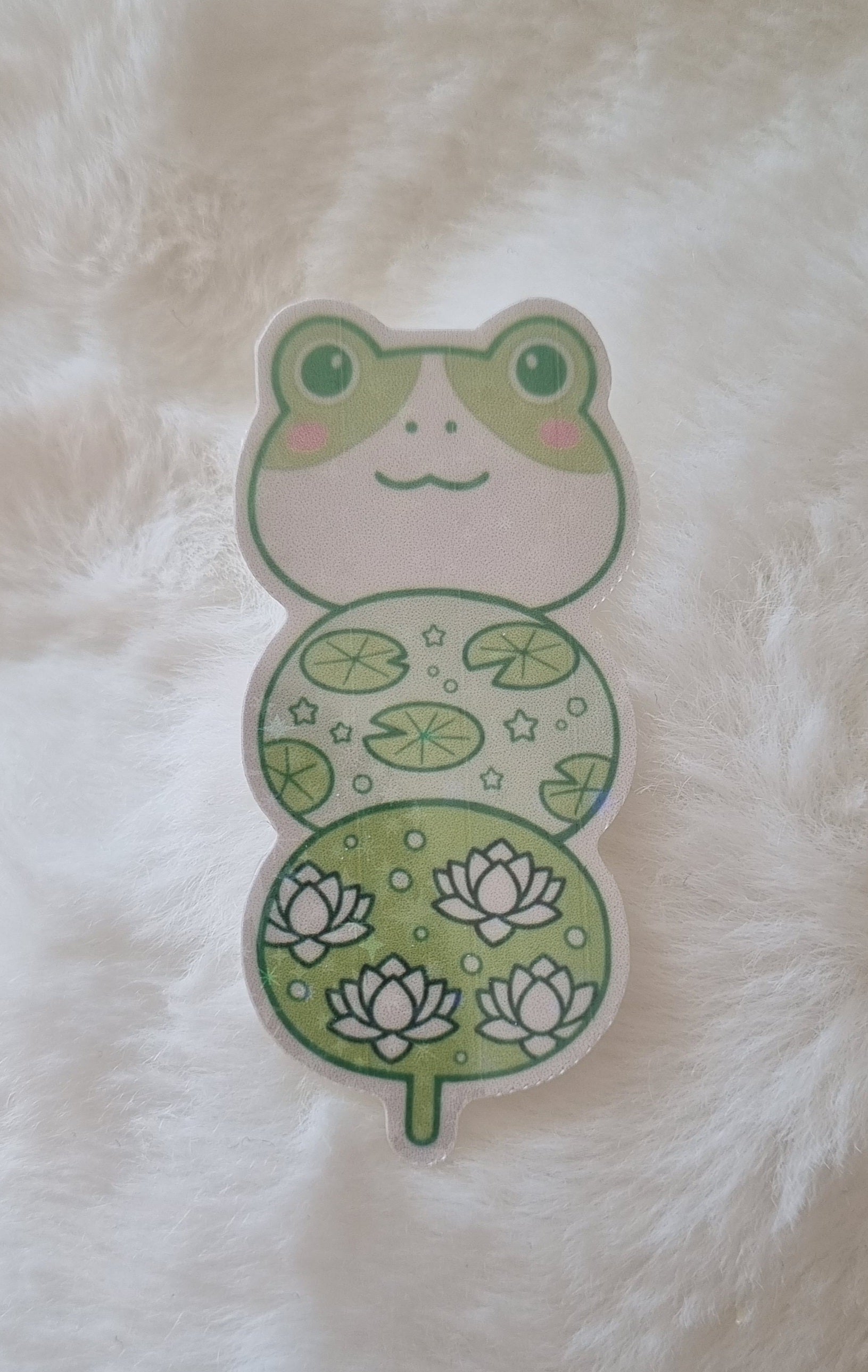 Stickers tanghulu grenouille
