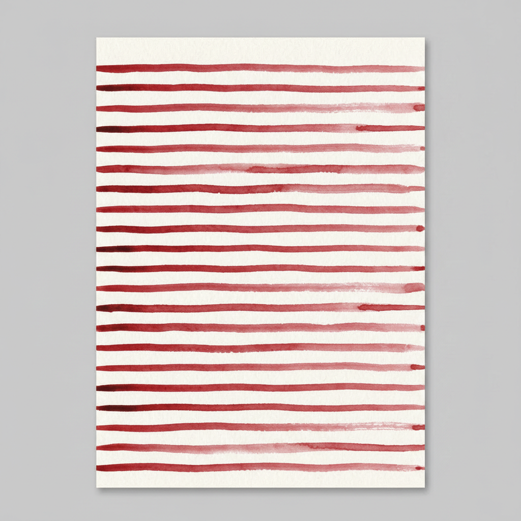 Papier de fond marinière rouge