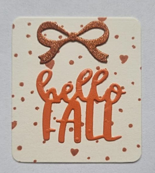 Embellissement petite étiquette