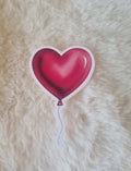Stickers ballon coeur
