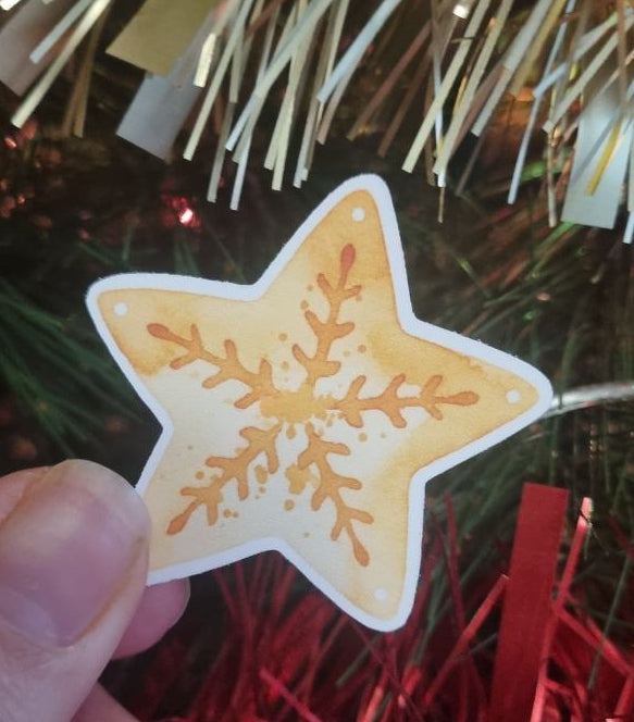 Stickers étoile d'antan