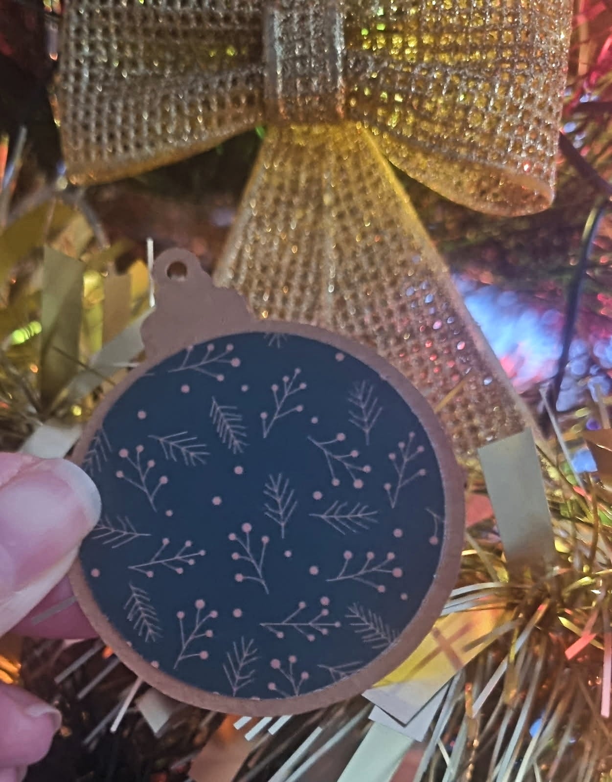 Découpe boules de noël