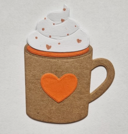 Embellissement tasse pumpkin spice latte