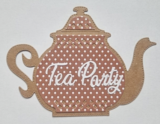 Embellissement théière Tea Party
