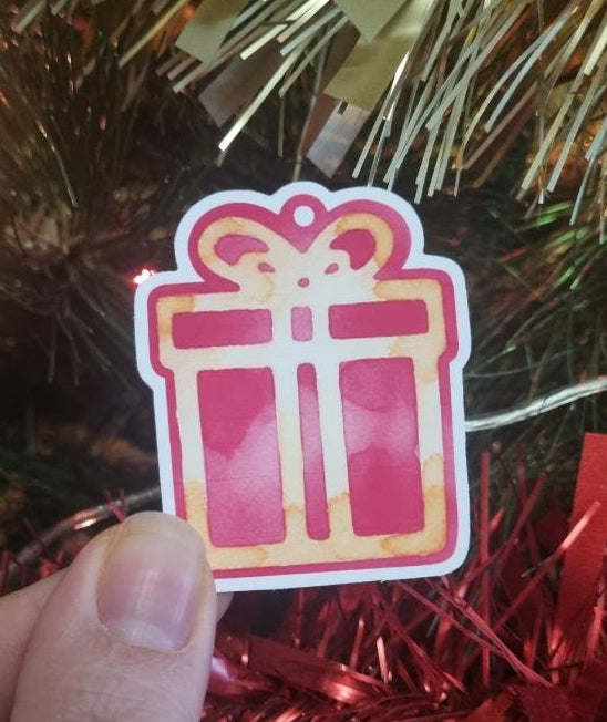 stickers cadeau de noël