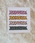 Mini planche de stickers washi léopard