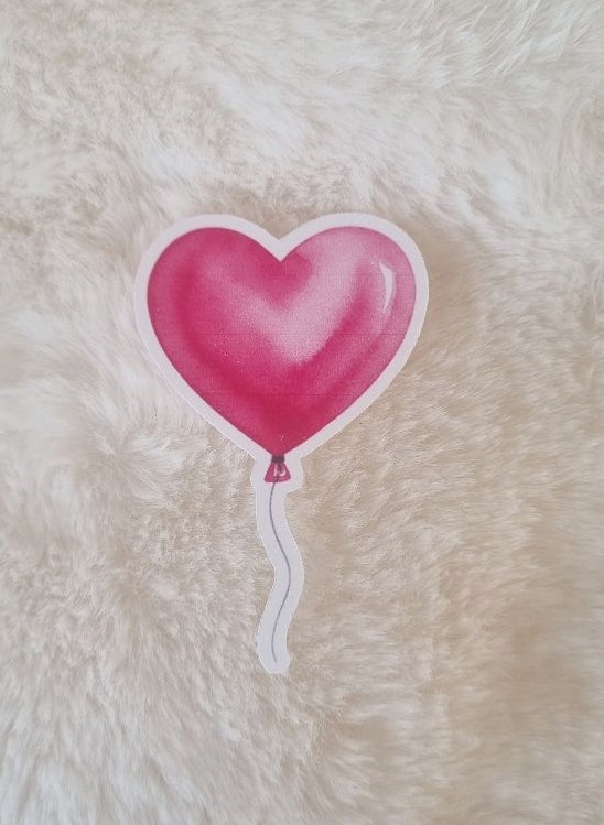 Stickers ballon coeur