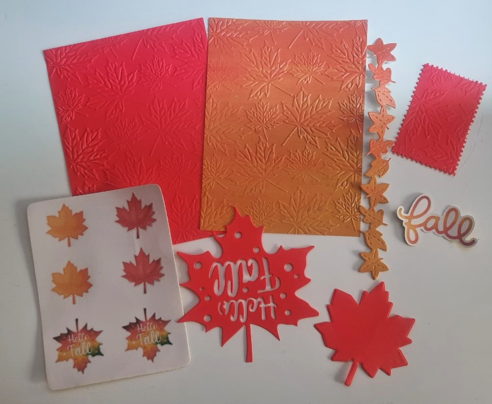 Pack stickers + embellissement  thème feuilles d'automne