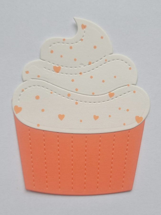 Embellissement Big cupcake pumpkin