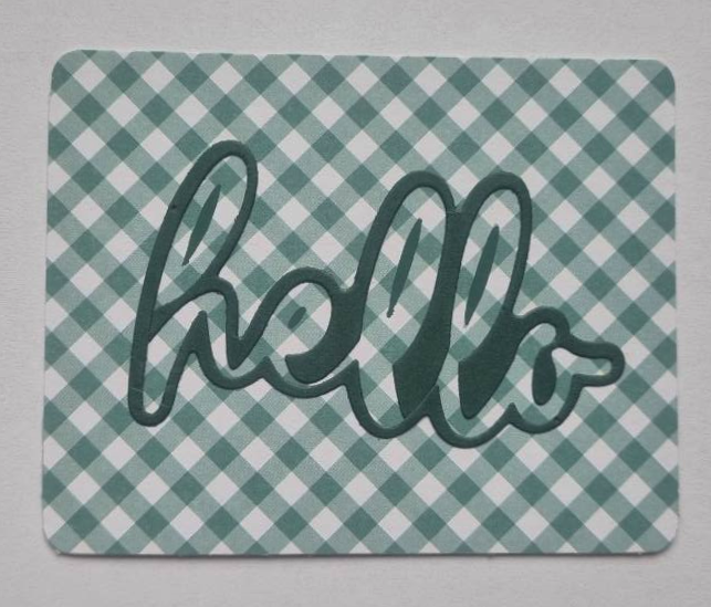 Petite carte Hello