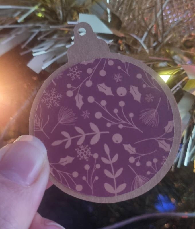 Découpe boules de noël