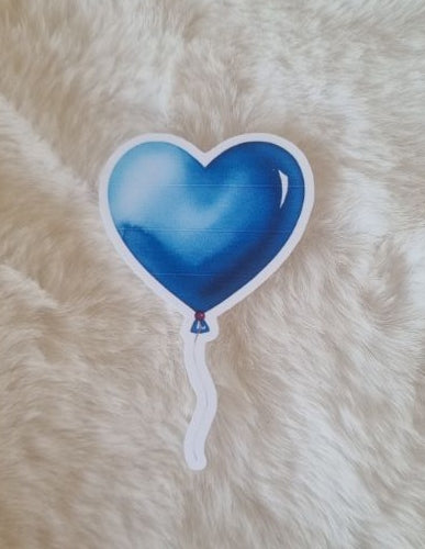 Stickers ballon coeur