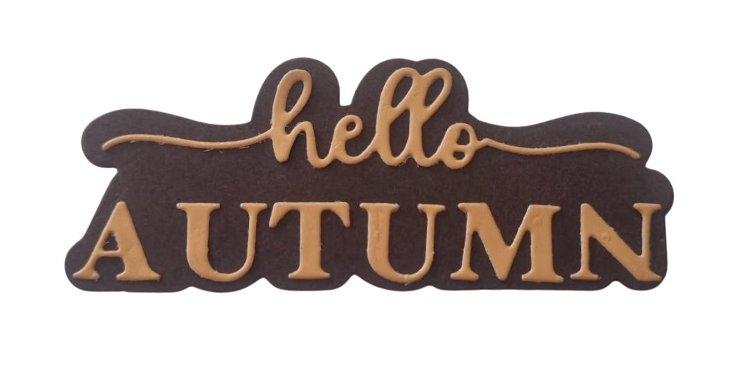 Embellissement Hello Autumn